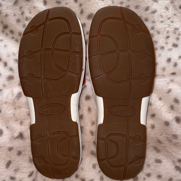 Y2K Easy Spirit Women's Orange Slide Sandals - Picture 5 of 6